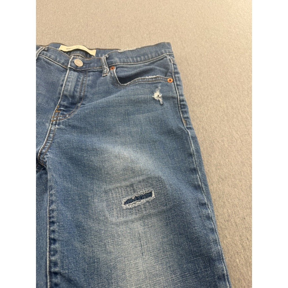 Gap Jeans Women's 28 Blue Best Girlfriend Distressed Denim - Picture 5 of 15